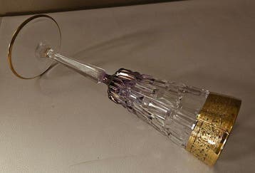ISMIE LUX - Drinkservies (6) - nieuwe, luxueuze, met goud