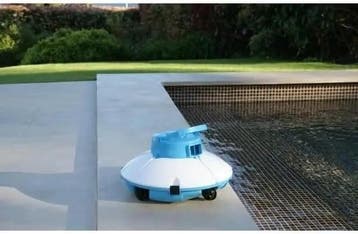 Bestway Zelfstandige zwembadrobot Frisbee, blauw – reinig., Tuin en Terras, Ophalen of Verzenden, Nieuw