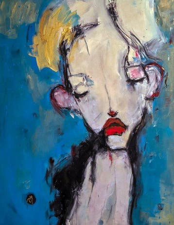 Arvydas Gaiciunas (Retne) - Kony N-1 (XL) — Contemporary, Antiek en Kunst, Kunst | Schilderijen | Modern
