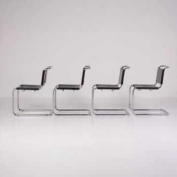 Knoll - Marcel Breuer - Eetkamerstoel (4) - S33 Spoleto -