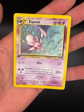 Pokémon - 1 Card - Espeon 1/75 First edition - WOTC - Neo