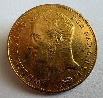 Pays-Bas. Willem I. 10 Gulden 1839