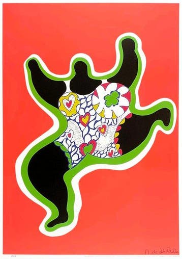 Niki De Saint-Phalle (1903-2002) - Leaping Nana
