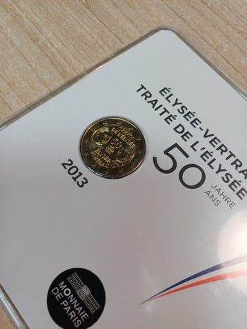 Frankrijk. 2 Euro 2013 Traite de lElysee (Zonder