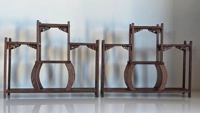 Stellingkast - Hout - China (Zonder minimumprijs), Antiquités & Art, Antiquités | Autres Antiquités