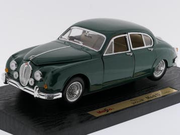 Schaal 1:18 Maisto 31833 Jaguar Mark II (1959) #9641, Ophalen of Verzenden, Gebruikt, Maisto