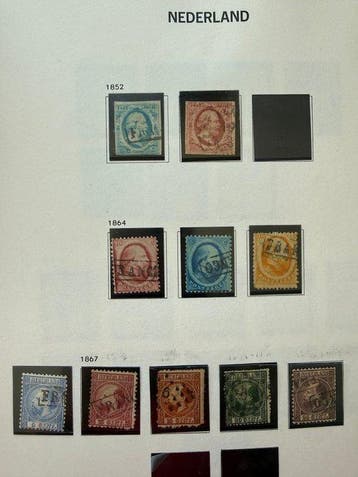 Nederland 1852/1984 - Partij in een Davo Album, Gestempeld
