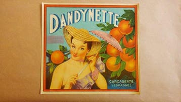Anonymous. various - 64 Lithographic posters of old orange