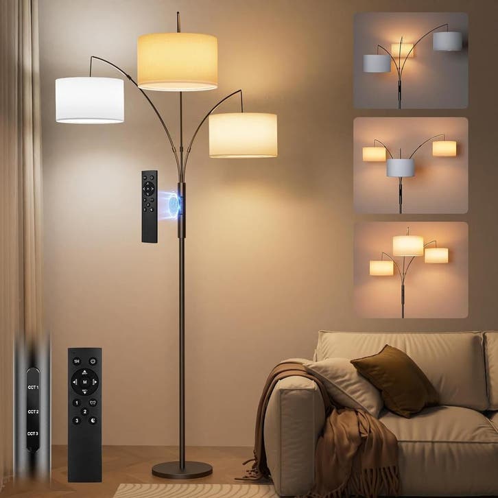 Sibrille Booglamp 36W dimbaar | Retour deal | 29% korting, Huis en Inrichting, Lampen | Vloerlampen, Minder dan 100 cm, Nieuw
