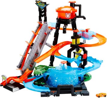 Hot Wheels Kleurwissel Racebaan | Retour Deal | NU -54% K..., Verzenden, Hot Wheels, Handmatig, Racebaan