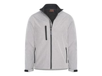 Veiling - Cappuccino Italia Softshell Zip Jacket Grijs - M, Nieuw