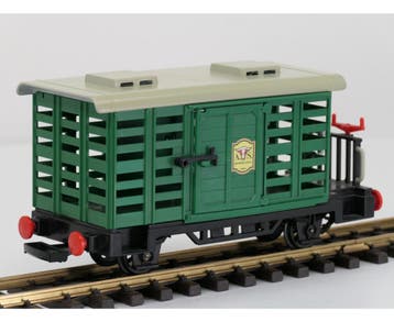 Playmobil 4101 veewagon (Gesloten, Goederen wagons, Wagons), Ophalen of Verzenden, Gebruikt, Wagon, Analoog