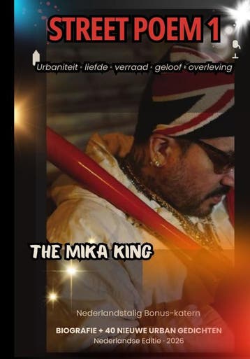 Street Poem 1 / Straatgedicht 1 The Mika King Nederlandstali, Verzenden, The Mika King
