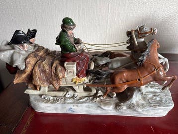 Scheibe-Alsbach - Figure - Napoleon in slee - Porcelaine, Antiquités & Art