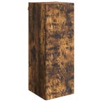 vidaXL Wandkast Gerookt eiken 33 x 34,5 x 90 cm Bewerkt hout, Verzenden, Nieuw