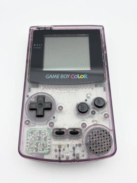 Nintendo - Gameboy Color - Clear Purple - Handheld gaming, Games en Spelcomputers, Spelcomputers | Overige Accessoires