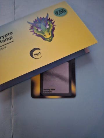 Luxemburg - Crypto Stamp Luxemburg 2024 DRAAK, Postzegels en Munten, Gestempeld