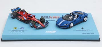 BBR 1:43 - Modelauto - Exclusif - Formule 1 Ferrari SF-24 et
