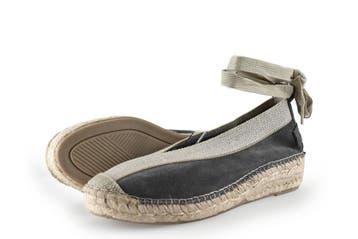 Shabbies Amsterdam Espadrilles in maat 38 Grijs, Espadrilles, Shabbies Amsterdam, Verzenden, Zo goed als nieuw
