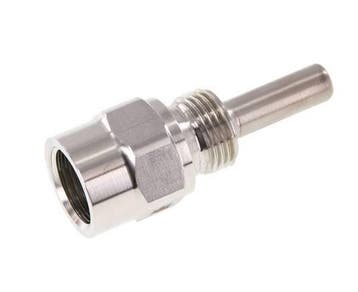 Fourreau en acier inoxydable G 1/2 pouce pour tige de 63mm, Verzenden