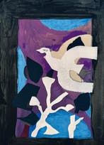 Georges Braque (1882-1963) - Oiseau et lotus