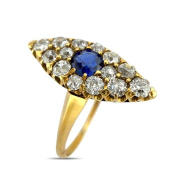 Bague - 14 carats Or jaune, Bague exclusive en or jaune 14K