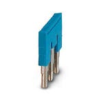 Phoenix Contact 3-Pool Plug-In Brug 5.2mm Blauw - 3036880, Doe-het-zelf en Bouw, Verzenden, Nieuw