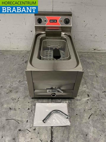 Friteuse de table en acier inoxydable 12 litres 400V Horeca, Verzenden