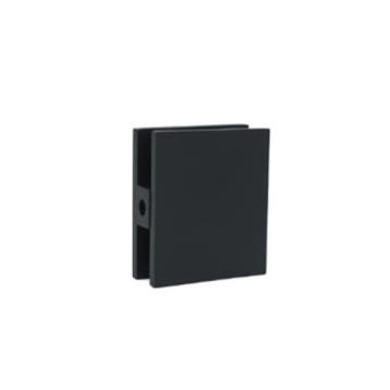 Glasklem Granada 90° rechte hoek glas/wand (50x50mm) - Zwart, Verzenden, Nieuw