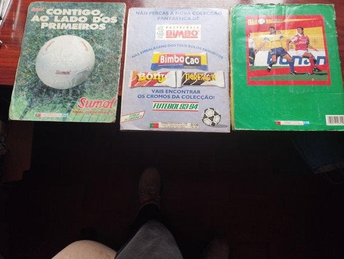 Panini Futebol Portugal - 3 Incompleet album - Good (GD), Verzamelen, Stickers