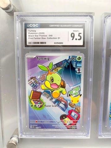 Pokémon - 3 Graded card - First Partners - Gen 4 - CGC 9.5 -, Nieuw