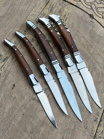 Keukenmes - Kitchen knife set - Laguiole Bougna Met Bee