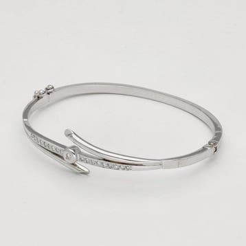 Armband - 18 karaat Witgoud Diamant (Natuurlijk)