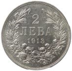 Bulgarije. Ferdinand I. 2 Leva 1913 / AU58 (Zonder