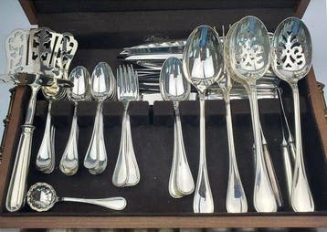 Christofle - Bestekset voor 12 personen (129) - Verzilverd