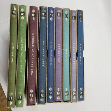William Shakespeare - Nine Shakespeare illustrated Folio