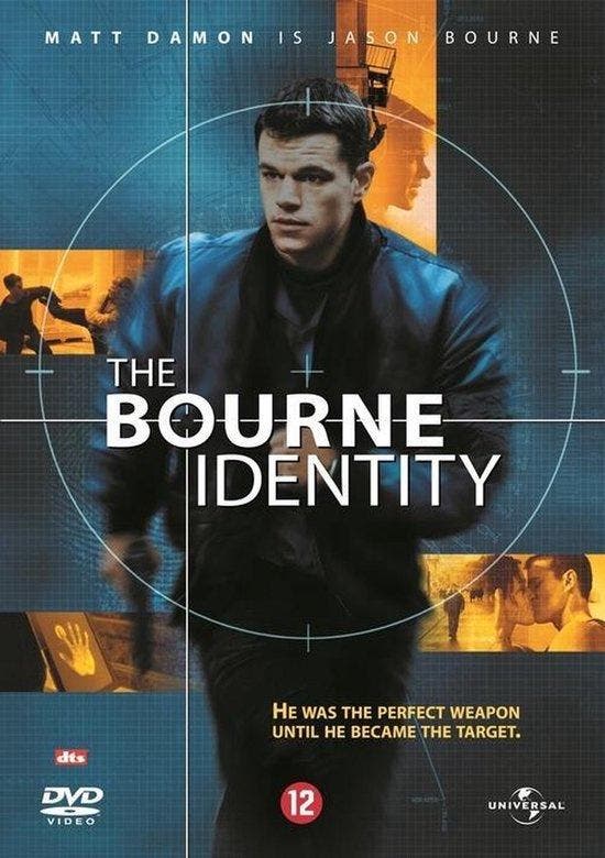 The Bourne identity 2002 (dvd tweedehands film), Cd's en Dvd's, Dvd's | Actie, Ophalen of Verzenden