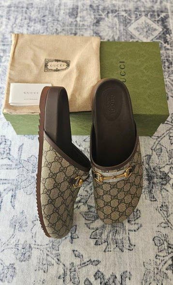 Gucci - Muiltjes - Maat: EU 47.5 - Nieuw in doos, Nieuw
