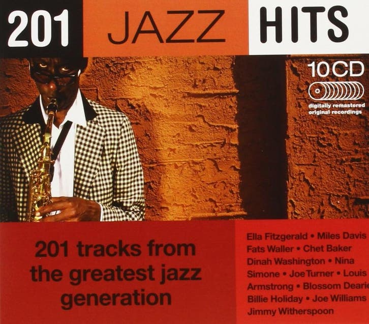 Various - 201 jazz hits van de grootste jazzgeneratie (10 CD, CD & DVD, CD | Jazz & Blues, Envoi