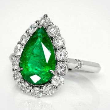 Sans prix de réserve - Bague - 14 carats Or blanc, IGI 2,42, Nieuw