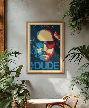 The Big Lebowski - The Dude | (Official Licensed Poster), Antiquités & Art