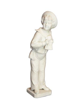 Rara Scultura in marmo bianco di Carrara – attribuita a, Antiek en Kunst