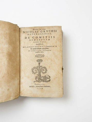 N.Gruchii - De Comitiis Romanorum - 1559