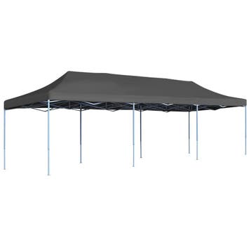 vidaXL Vouwtent pop-up 3x9 m antraciet, Verzenden, Nieuw