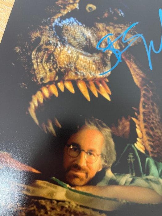 Jurassic Park - Steven Spielberg Signed (35.6 × 27.9 cm), Collections, Cinéma & Télévision