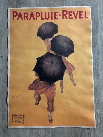 Leonetto Cappiello - Parapluie Revel - Jaren 1970
