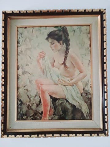 Igor Talwinski (1907-1983) - Catherine La Rose à la toilette