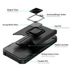 iPhone 7 - Card Slot Hoesje met Kickstand en Camera Slide -, Verzenden