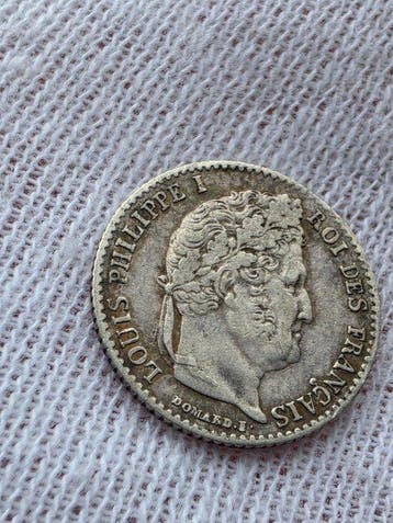 Frankrijk. Louis Philippe I. 1/4 Franc 1831-B, Rouen (Zonder