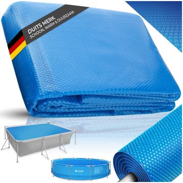 Zwembadafdekking solarfolie rechthoekig - blauw, Tuin en Terras, Verzenden, Nieuw